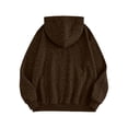thumbnail image 5 of Likimi Womens Hoodies Long Sleeve Leopard Print Hooded Sweatshirt For Women Autumn Winter Comfort Pullover Size Xl, 5 of 5