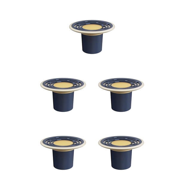 Toystoory Reemplazo del tapón antiobstrucción del filtro del filtro del colador de drenaje Azul Type2 NO2