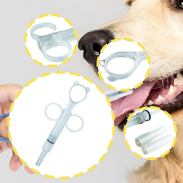 Tubo de alimentación para mascotas,Tubo de alimentación para mascotas,comedero para perros y gatos,Dispensador de comida con punta de silicona para gatitos y cachorros,Empujador de émbolo de
