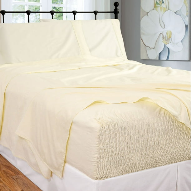 Bed Tite Stretch Fit 300Thread Count 100 Cotton Sheet Set with