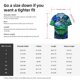 thumbnail image 5 of Balery Colorful Stained Glass Crocodile Camisa Casual de Manga Corta con Botones para Hombre, Texturizada, Estilo Cubano, para Playa, Verano-3X-Large, 5 of 5