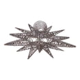thumbnail image 3 of Kurt Adler 15.5-Inch Silver Glitter Wire 3D Star Treetop, 3 of 4