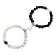 thumbnail image 1 of Pulsera Con Imán en forma de corazón para Mujeres y hombres Joyería duradera Turquesa blanca, 1 of 8