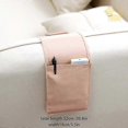 thumbnail image 2 of Cotton Linen Bedside Storage Bag Organizer Bed Desk Bag Sofa Tv Remote Control Hanging Bag Storage Organizer Bed Holder Pockets, 2 of 4