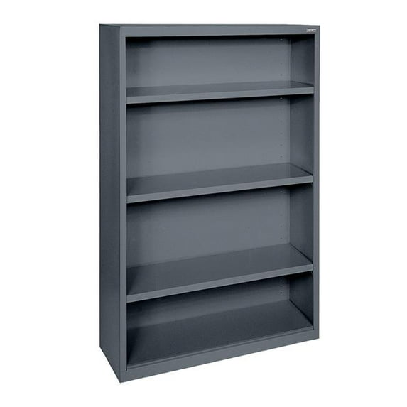 Sandusky Lee BA30341260-02 Elite Series 12 inch Welded Bookcase - Charcoal
