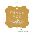 thumbnail image 7 of Inkdotpot Hang Tags Thank You Bridal Shower Favor Bracket Shape Gift Tags Real Silver Foil Bonbonniere Tag Pack Of 100, 7 of 7
