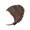 Dark brown, variant on Black False Fringe Synthetic Hair Wigs Headband Design Natural Hairlines Fringe Wigs Hairpiece