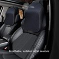 thumbnail image 5 of Reposacabezas de coche - Cojín de asiento de coche para conductor, pasajero, almohada de espuma viscoelástica para el cuello, cómodo, negro, 5 of 5