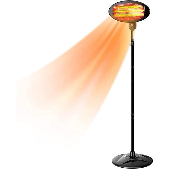Outdoor Electric Patio Heater 1500W Indoor/Outdoor Heater ,3 Modes