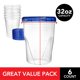 thumbnail image 2 of Recipientes de plástico Stock Your Home 950 ml (paquete de 6) con tapas, 2 of 8