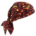 thumbnail image 1 of Chill-Its 12588 Chapeau Triangle Évaporatif Rafraîchissant avec Serviette Rafraîchissante, Flammes, 1 of 4