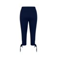 thumbnail image 5 of Pants for Women Pants for Women Stretch 3/4 Length Leggings Casual Athletic Running Workout Yoga Pants Womens Pants Kagetolytai Navy M, 5 of 6