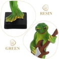 thumbnail image 3 of CRILSTYLEO Adorno De Rana Verde De Resina Con Instrumento Musical Ideal Para Creativa En Casa, 3 of 8