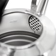 thumbnail image 4 of Martha Stewart Everyday Kingstree 1.9 Quart Stainless Steel Whistling Tea Kettle in Silver, 4 of 7