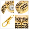 thumbnail image 4 of Golden Owl Pocket Watch for Decoration with Durable Alloy Material and Creative Design 4.5cm, 4 of 9