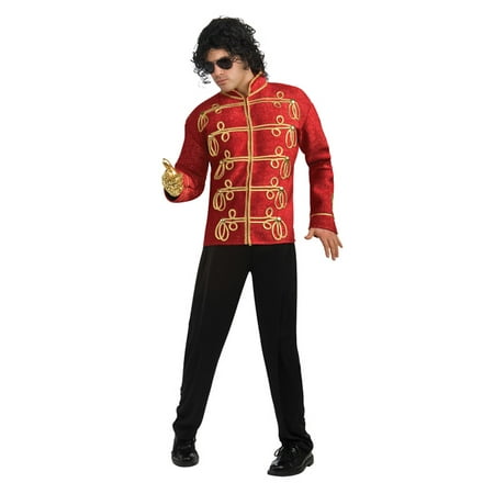 Michael Jackson Deluxe Red Military Jacket Adult Costume