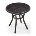 thumbnail image 4 of Crosley Palm Harbor Outdoor Wicker Round Side Table, 4 of 6