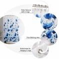 thumbnail image 5 of 60x72 Inch Shower Curtains for Bathroom Spring Blooms Botanicals Fabric Bath Curtain Decor Blue Watercolor Floral Waterproof Restroom Curtains Shower Set Accessories with 12 Hooks 60 Inch, 5 of 6