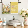 thumbnail image 2 of Sm:)e Eggs Hunny Bunny Rabbit Easter Kitchen Dish Towels 18x26 Inch Set of 4 Yellow, 2 of 6
