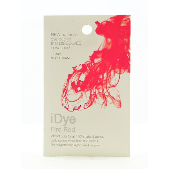 iDye natural, fire red (pack of 6)