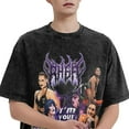 thumbnail image 3 of Rhea Ripley Vintage Oversized Shirt Men's Short Sleeved Tops Women's Crew Neck Graphic Tees, 3 of 5