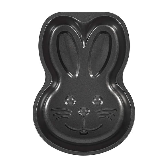 Bunny Silicone Cake Pan Bakeware Single Mold, Non-Stick Sponge Pastry Tray, High Temp Mousse Dessert Making Silicone Mold Oven Homemade Cake Baking