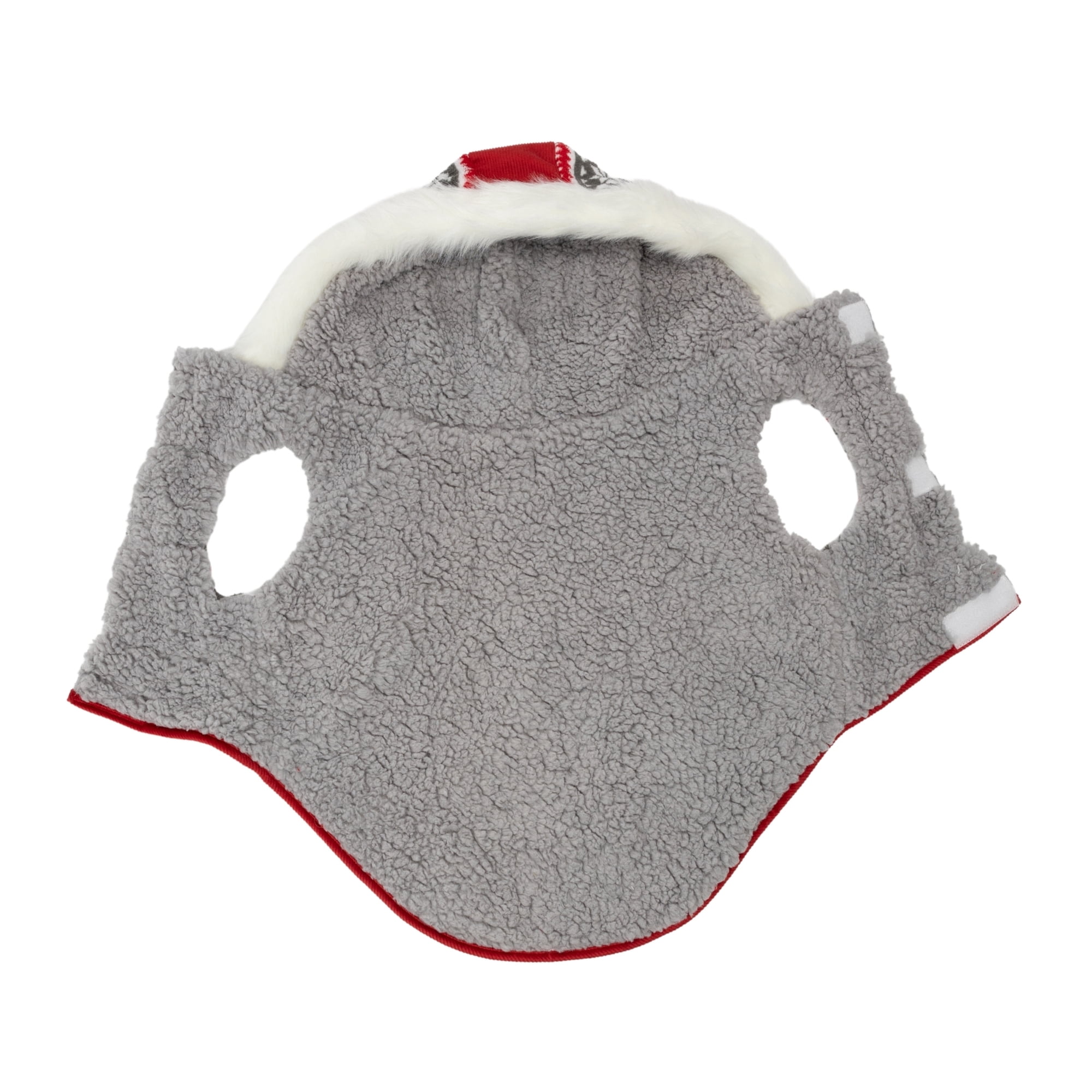 Vibrant Life Winter Coat for Cats & Dogs, Snowflake, Red and White, Small