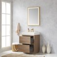 thumbnail image 2 of Miseno Mv703024 Huesca 24" Free Standing Single Basin Vanity Set - North Carolina Oak, 2 of 7