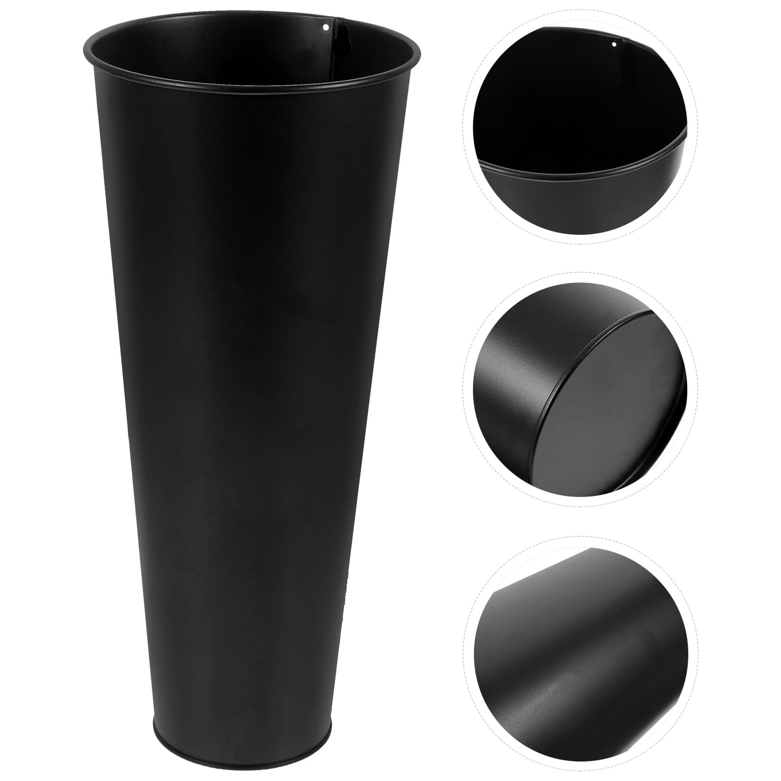 4 Pieces Patio Umbrella Stand Holder Elder 28.50X12.50X12.50CM Black
