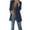 Navy, variant on IROINNID Women's Blazer Jacket Long Sleeve Solid Color Peak Lapel Outwear, Loose Office Jacket Cardigans Suit Long Jacket