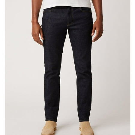 DSTLD Mens Mid-Rise Tapered Slim Fit Skinny Jeans Blue 28W x 32L