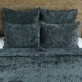 thumbnail image 2 of Lipa 92 x 96 Handmade Queen Size Quilt with Polyfill, Textured, Bay Green, 2 of 5