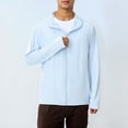 thumbnail image 2 of Men's UPF 50+ Sun Hoodie Jacket - Lightweight, Full Zip, Fishing/Hiking Performance, 2 of 4