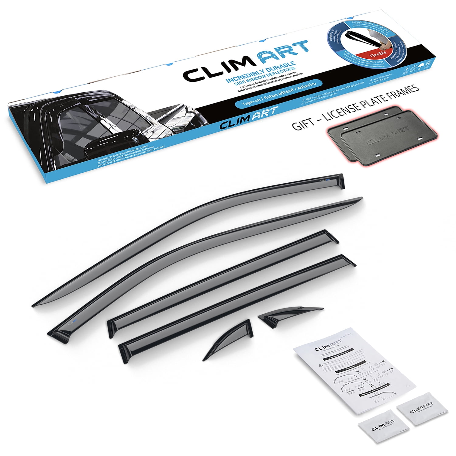 Clim Art Auto-Fußmatte CLIM ART Windabweiser für/kompatible mit Toyota RAV4  2019-2023 (4 St)