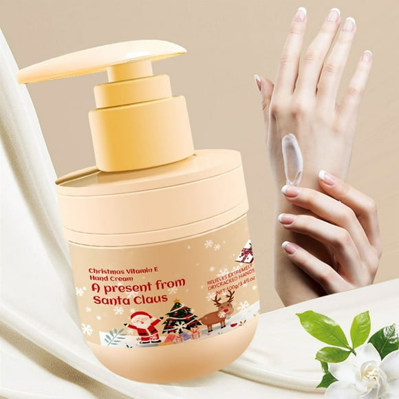 Holiday Deals! Gspmoly Hand Cream for Dry Skin, Christmas /Winter Hand Cream 100G Long Lasting Moisturizing Dryness and Cracking Moisturizing Water Refreshing 100GHand Lotion for Cracked Hands