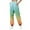 Orange, variant on QUINDOS Comfortable Pants for Women Taper High Waisted Long Athletic Sweatpants Gradient Straight Fit Pants with Pockets