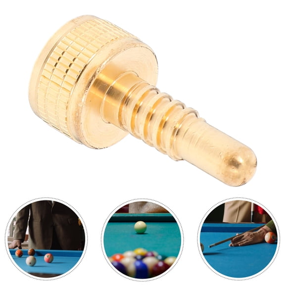 HOMEMAXS Brass Weight Screw Billiard Cue Tips Screw Cue Tip Connecting Screw Pool Cue Extension Screw Billiard Tips Screw for Cue Maintenance Accessories