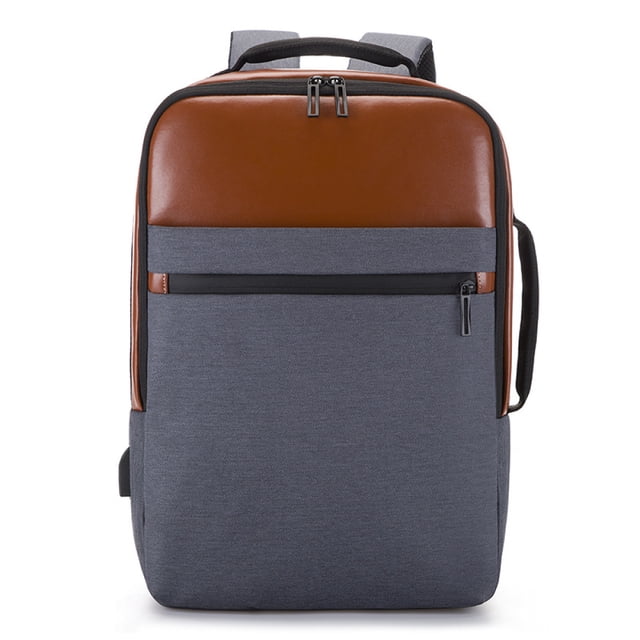 Rawiri Mochila para portátil de negocios, mochila impermeable para portátil, mochila escolar de 15,6 pulgadas con puerto de carga USB, mochila de viaje informal para viajes escolares, trabajo, camping