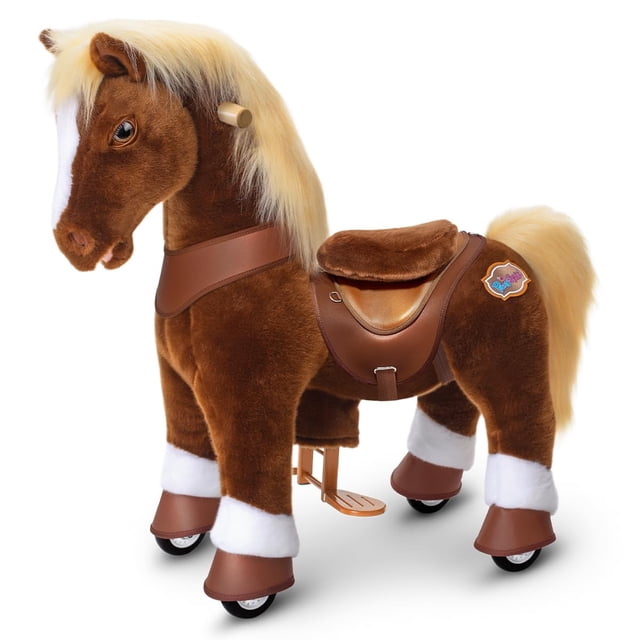Peluche Ride on Pony PonyCycle Advanced, modelo Y, marrón, talla 3
