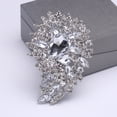 thumbnail image 3 of Hyasfey Vintage Crystal Brooch Anti-oxidation Anti-rust Alloy Lapel Pin Chic Colorful Crafted Pin Gift for Her, 3 of 8