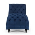 thumbnail image 4 of Cfowner Button-Tufted Chaise, Lounge Chair & Indoor Leisure Sofa Couch for Living Room, Blue, 4 of 7