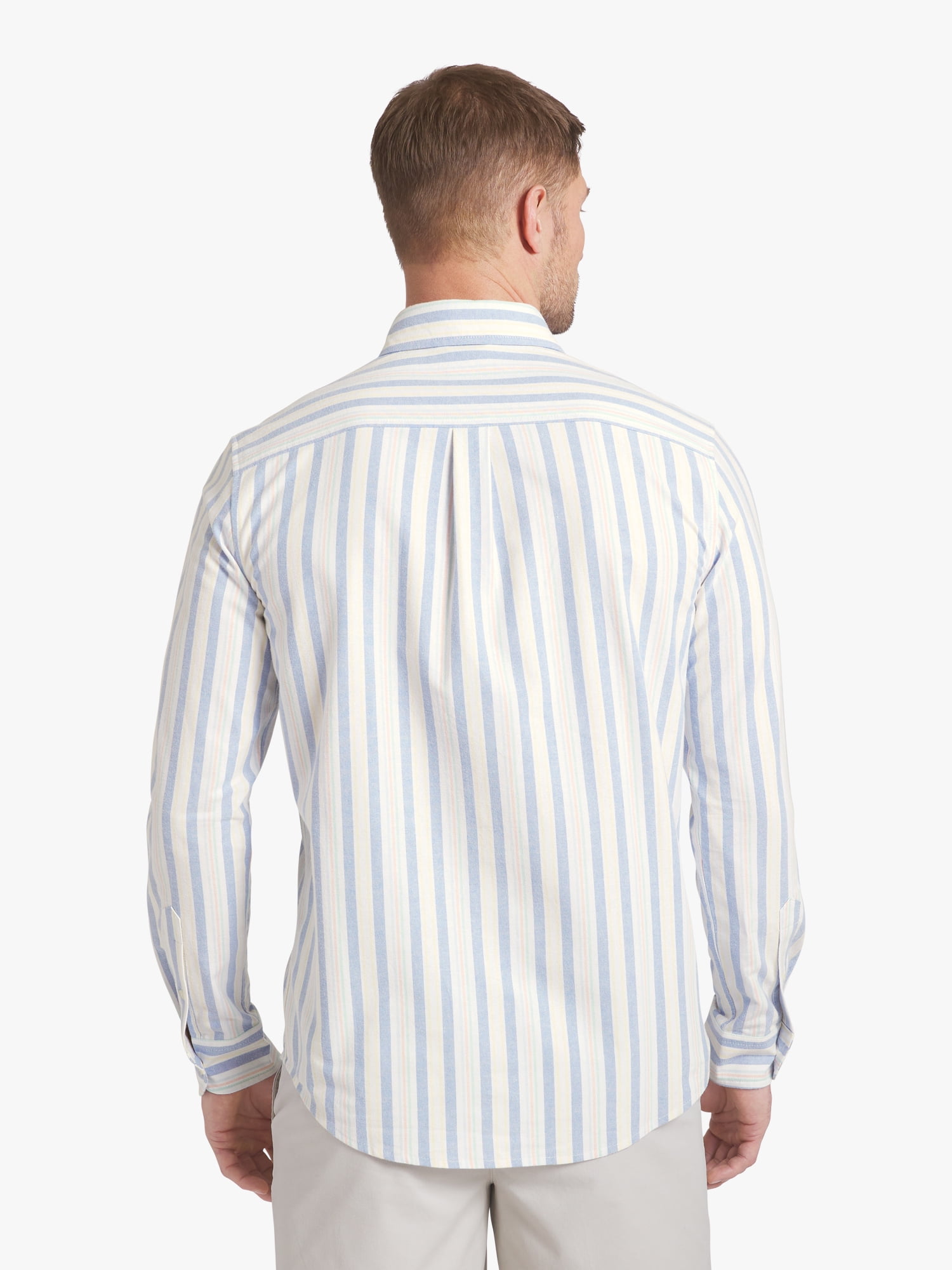 Chaps Men's & Big Men's Long Sleeve Oxford Woven Shirt, Sizes S-3XL