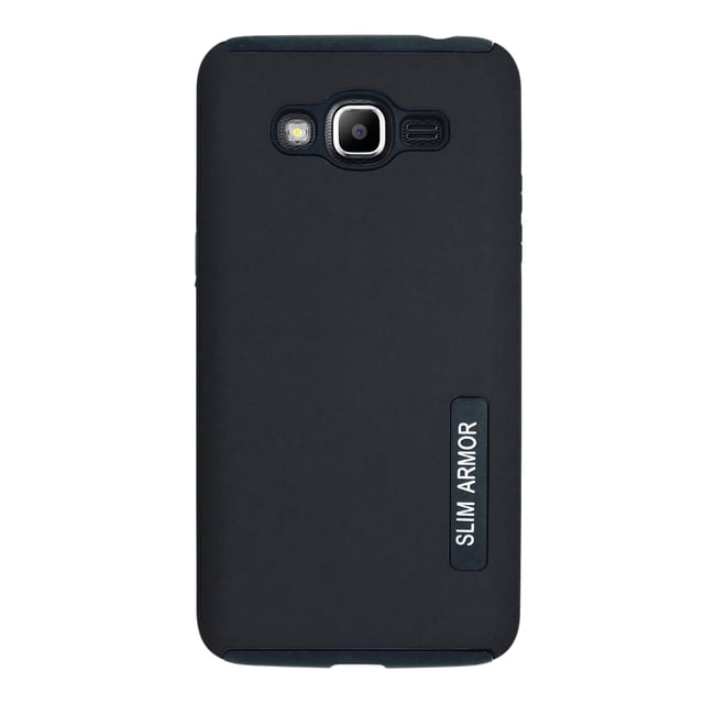 Funda Atti New Case doble capa vidrio templado para Samsung galaxy J2 prime Negro