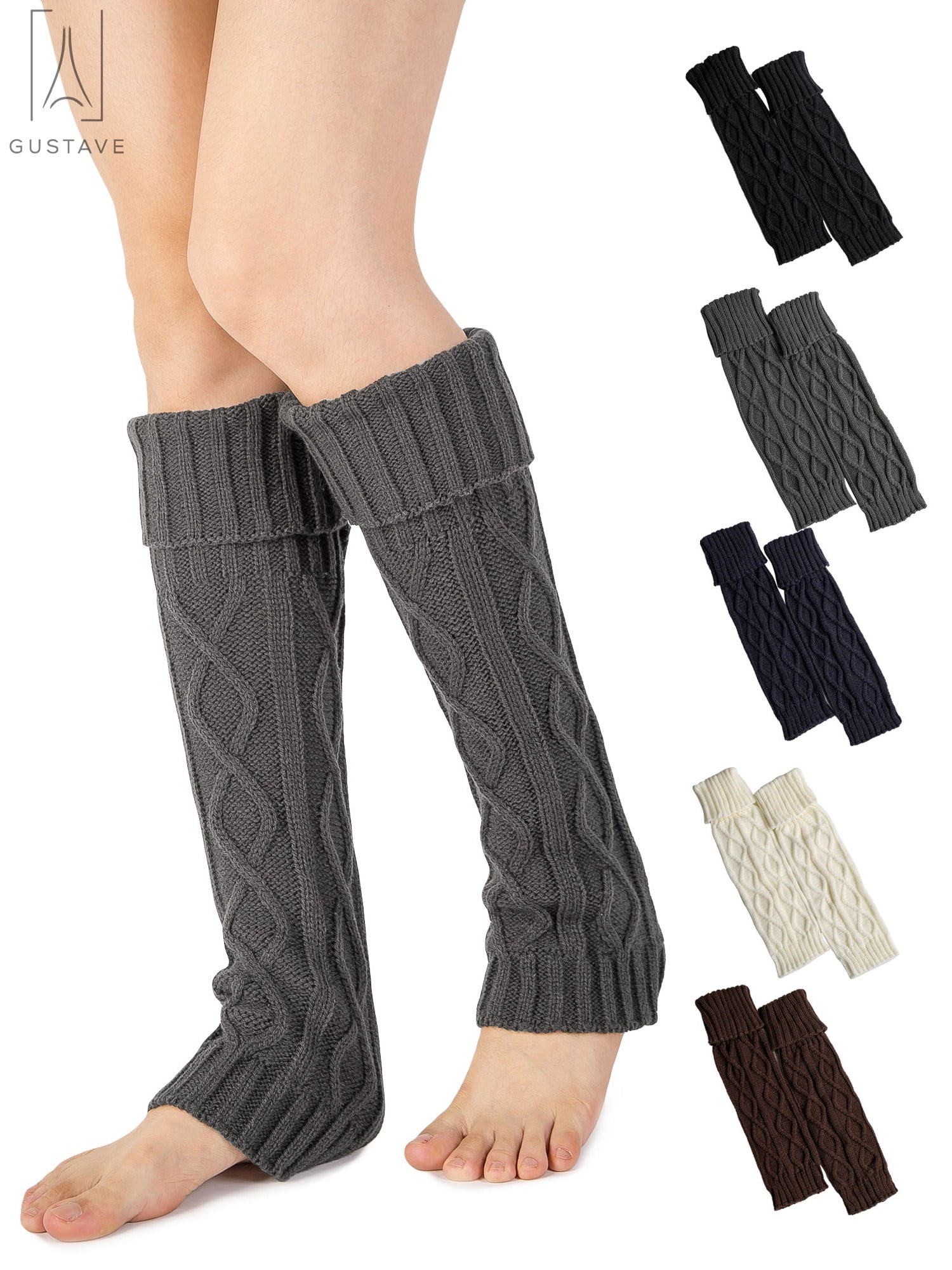 Navy blue leg warmers approx 40cm