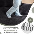 thumbnail image 6 of 133.86" Modern Minimalist Modular Sectional Sofa, Upholstered Cloud Couch with Deep Seats, Right Facing Chaise for Living Room, Black, 6 of 9