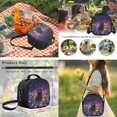 thumbnail image 6 of Bulopur Girls 17 Inch Backpack 4 in 1 Floral Black Cat Print School Bag with Lunch Box, Water Bottle Holder and Pencil Case for Kids, 6 of 8