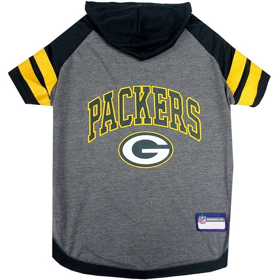 Pets First NFL Green Bay Packers NFL Hoodie Tee Shirt for Dogs & Cats - COOL T-Shirt, 32 Teams - Medium