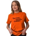 thumbnail image 4 of Too Lazy Ironic Halloween Costume Plus Size Crewneck Graphic Tee Shirt Brisco Brands 2X, 4 of 5