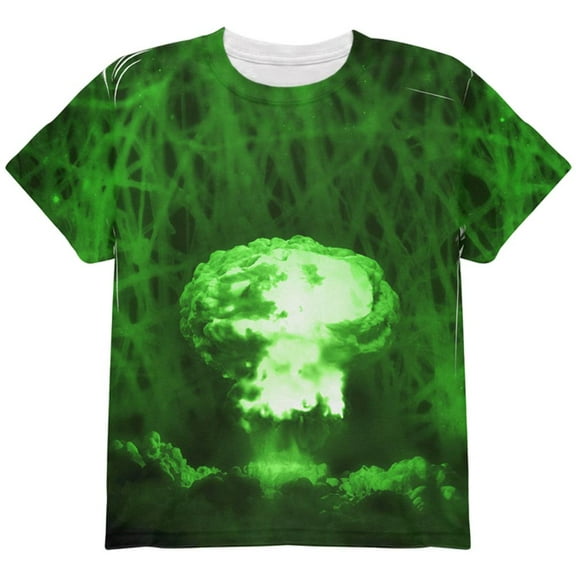 Gamma Radiation Atomic Explosion All Over Youth T Shirt Multi YSM