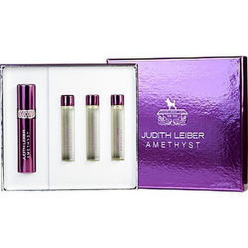 Judith Leiber Amethyst EDP 3 x 10ml & Atomizer Purse Spray – Perfume Spray